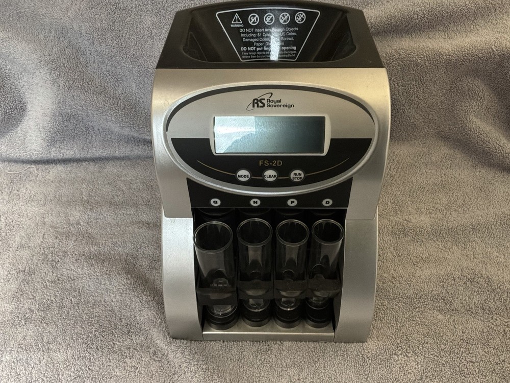 Royal Sovereign FS-2D 2 Row Coin Counter