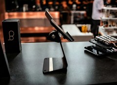 POS System NCR Silver Point of Sale IPAD or TABLET Magnetic Stand Black Silver