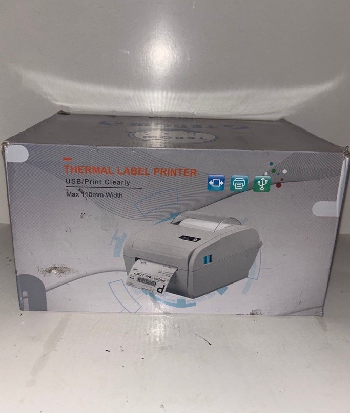 Terow POS-9210 Gray 160mmps High Speed Label Receipt Thermal Barcode Printer (N1