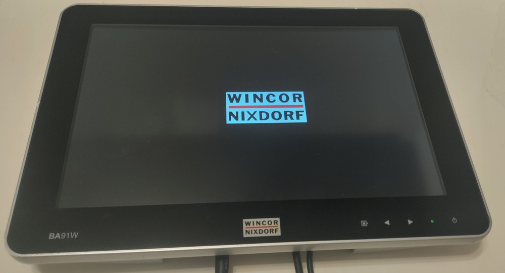 Wincor-Nixdorf BA91W 10.1″ POS Touch Screen Monitor NO STAND + DVI to HDMI Cable