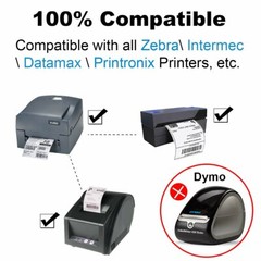4″x6″ Thermal Shipping Labels 700 label Direct Thermal Zebra Compatible BPA Free