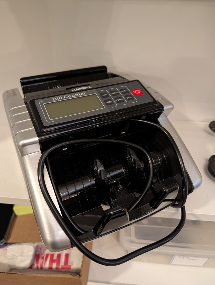 Aneken AL-1000 Bill Counter Machine with Value Count, Dollar, Euro UV/MG/IR…