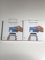 2 Brand New Square Credit Magstripe Card Readers for Apple iPhone and Android