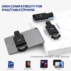 19 Pieces 1D 2D Back Clip Bluetooth Barcode Scanner ,Wireless QR Code Scanner