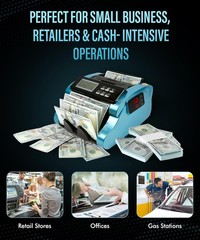 Idletech BC-1100 Blue Bill Counter with Counterfeit Detection MG, UV, IR
