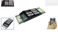 Portable UV Counterfeit Detector for Currency & IDs – Battery Powered, Black