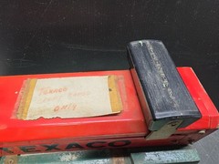 Texaco Credit Card Imprinter Farrington Machine w Papers Gas Oil POS Station USA