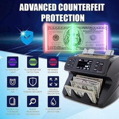 DETECK DT600 Bank Grade Money Counter Machine Mixed Denomination Value Counting