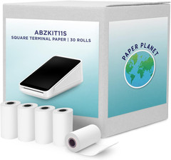 Thermal Receipt Printer Paper for Square Terminal by Paper Planet | 30 Rolls | S