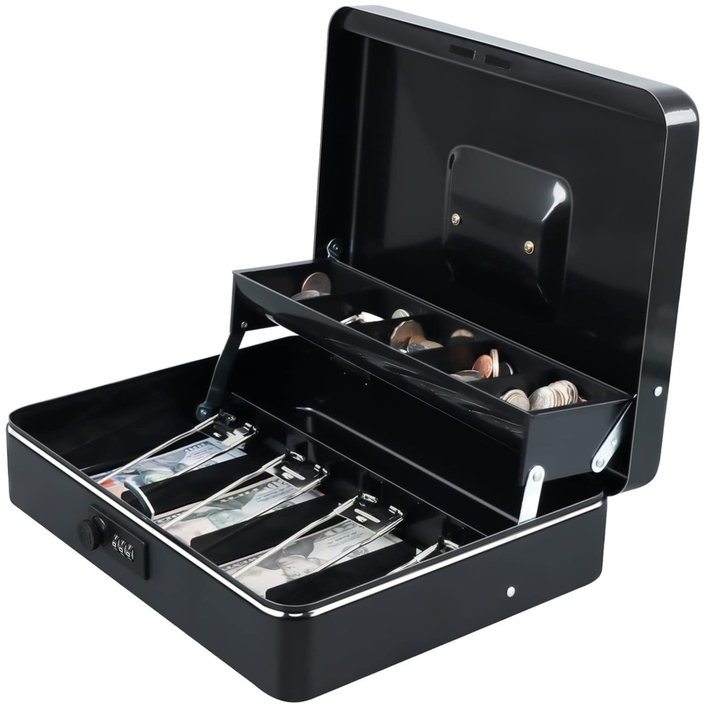 Combination Lock Cash Box for Home and Office