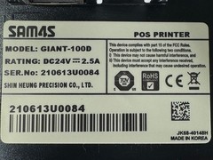 TESTED Sam4s GIANT-100D Compact High-speed Thermal POS Receipt Printer USB LAN