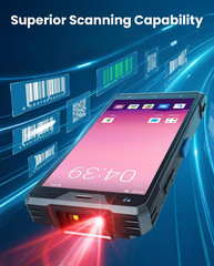 Wireless Android Barcode Scanner: Handheld 1D/2D/QR Code Scanner Mobile Computer