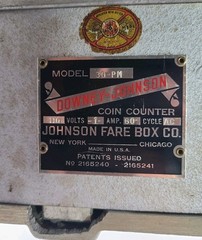 Downey-Johnson 30 PM Coin Counter Machine Commercial Electric VTG (RUNS)