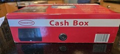 Brand NEW Metal Cash Box With Lock Keys Handle And Money Tray