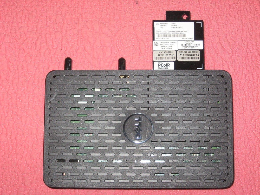 Dell Wyse Tx0D 3020 ZeroClient 2GB Ram 4GB SSD Marvel 88AP2128-B1 1.20 GHz 8JD4W