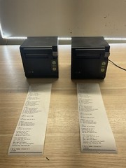 Business Retail RP-D10 SII Thermal Printer RP-D10-K27JI/LOT OF 2/JUA06