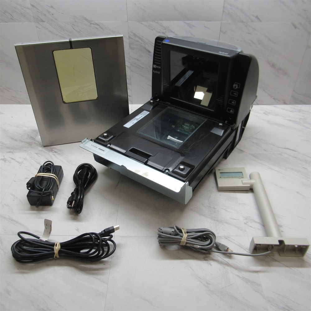 NCR 7878-2001 Bi-Optic Hybrid POS Scanner Scale w/ Customer Display Adapter USB