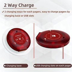 10 Buzzer for Retekess T119 Restaurant Pager System Queuing Cafe Food Truck Club
