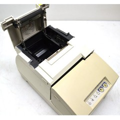 Lot of 2 Epson M147C POS Receipt / Multifunction White Printers w/Power Adapters