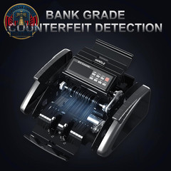 AL1000 Money Counter Machine with Value Counting for USD & EUR, UV/MG/MT/IR/DD/H