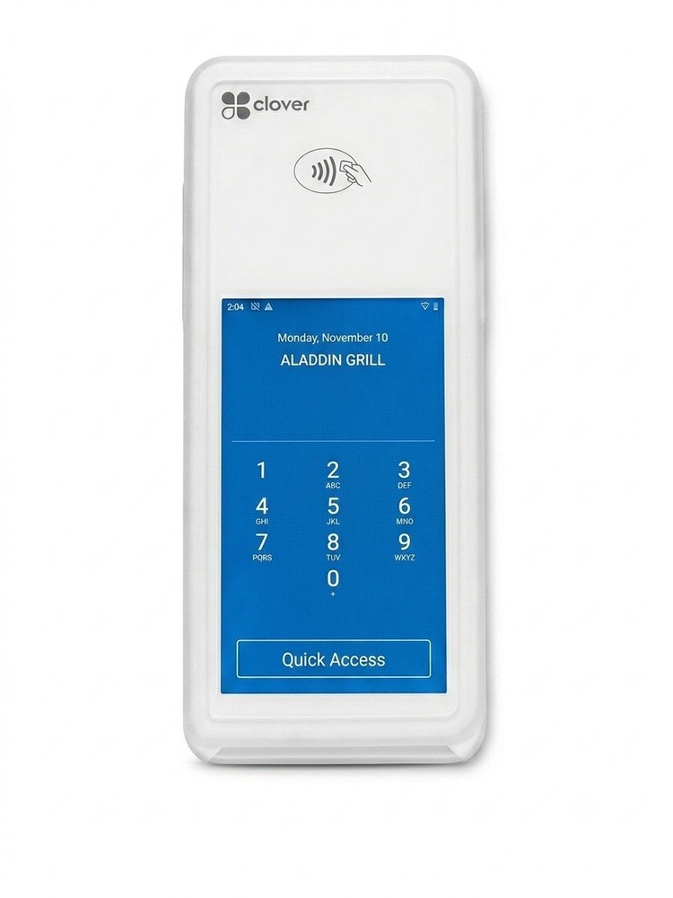 Clover Flex 3 Handheld POS Terminal with K400 Cradle – Merchant Locked / Parts