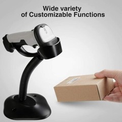 Inateck 1D Barcode Scanner Wireless Blutooth Barcode Reader Comes w Free Stand