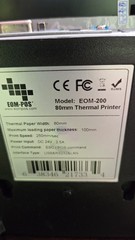EOM-200 POS Thermal Receipt Printer Ethernet/LAN USB & Serial Autocut Tested