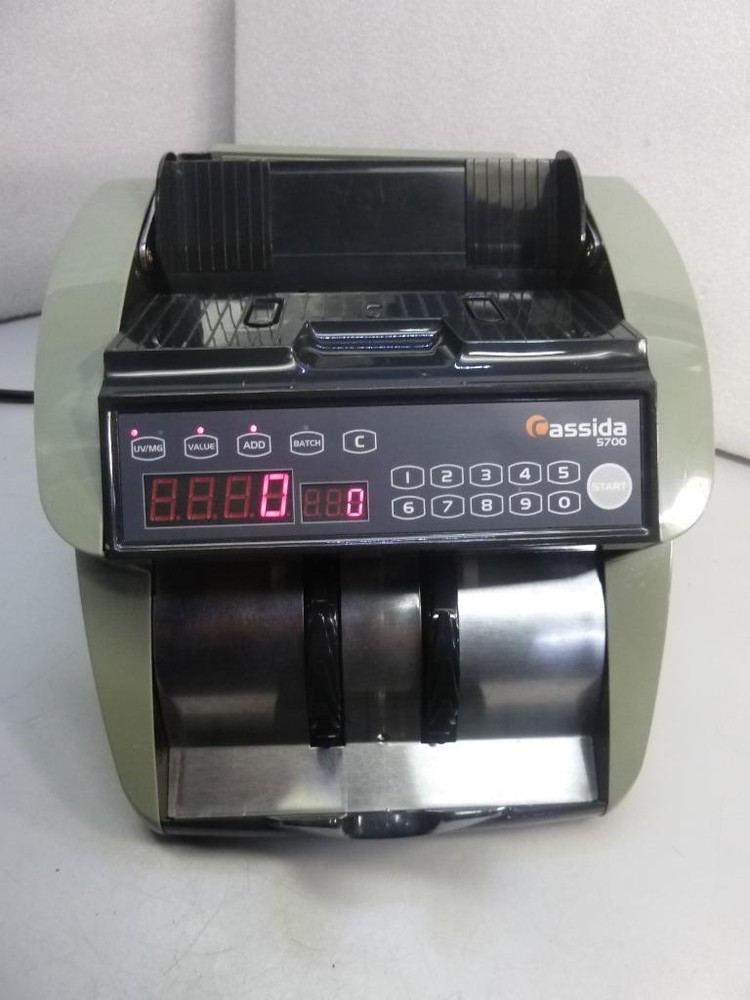 Cassida 5700 UV / MG (Ultra Violet / Magnetic) USA Money/Currency Counter, 110V