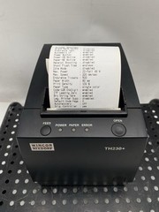 LOT OF 3 Wincor Nixdorf TH230+ Thermal Receipt Printer TESTED WORKS / NO PWR AC