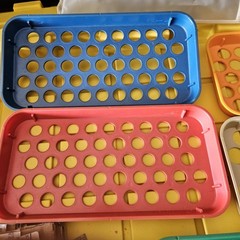 VTG Kwik-Sort Jr MMF Industries Set Of 5 Coin Money Change Sorting Trays W/ Case