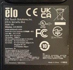 ELO TALECH ESY15I1D-C ANDROID OS 2-SIDED TOUCH ALL IN ONE POS COMPUTER