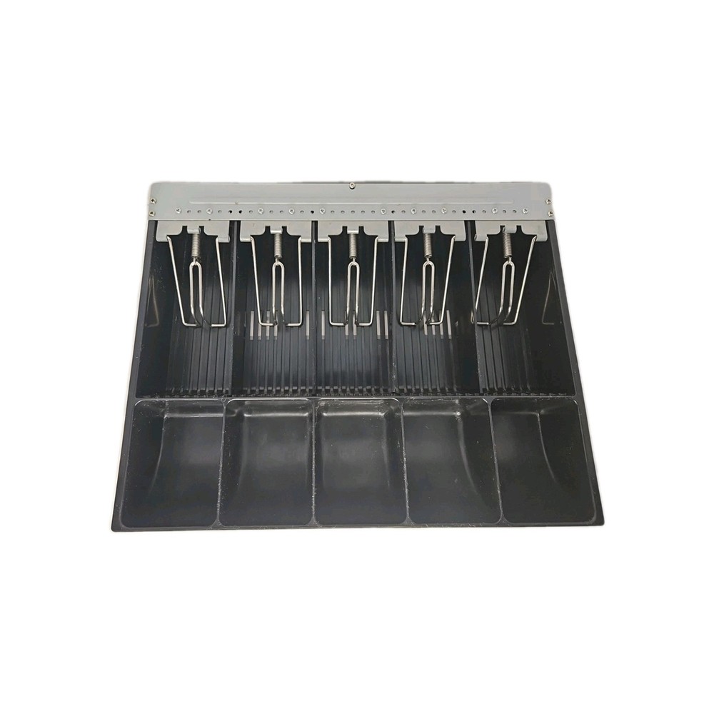 Volcora CB-5B Point of Sale Cash Register Drawer System – Black 14×11 1/2×2 1/2