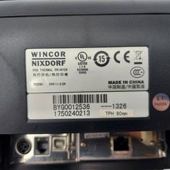 LOT OF 2 Wincor Nixdorf TH200i USB / Ethernet Printer