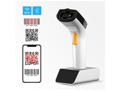NETUM Wireless Wi-Fi 2D Barcode Scanner Connect 1D QR White DS2800