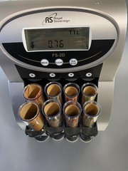 Royal Sovereign FS-2D Electric Coin Counter Change Sorter with Digital Display