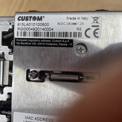 CUSTOM PP54 PARKING SINGLE FEEDER ETH/RS232 915LA010100600 (NEW)