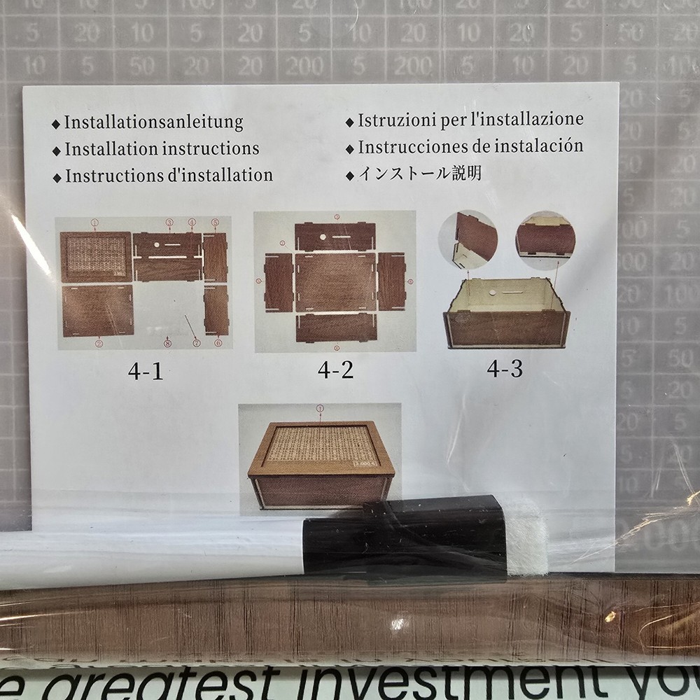 Cash Vault Wooden Savings Money Box 10,000 Dollars