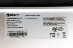 LARGE Clover POS System Display S505, Printer P500, Cash Box, Card C500++ LOCKED