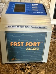 Royal Sovereign FS-4DA Fast Sort 4-Row Auto Coin Sorter Counter Tested & Working