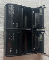 LOT OF 4 EPSON TM-P80 MODEL M316B(2) & M316D(2) THERMAL PRINTERs – UNTESTED