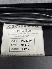 Lot of 3 Logic Controls Bematech KB1700 Kitchen Display Bump Bar POS Keypad