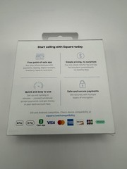 Square Card Reader (2nd Gen) — Contactless + Chip — New & Sealed — White