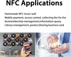 10Pcs NTAG215 NFC Tags – Customizable White Coin Cards for Android Devices