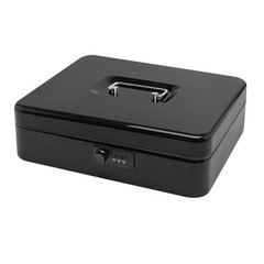 Secure Steel Cash Box with Combination Lock and Removable Tray – Metal Money …