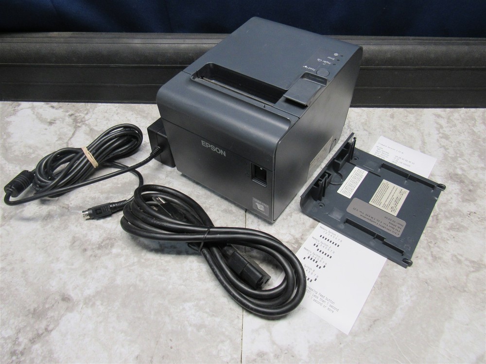 EPSON TM-L90 POS THERMAL RECEIPT PRINTER M313A – GRAY + PWR SUPPLY