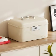 Double-Layer Lockable Storage Box with Password & Combination Box with Locking