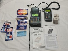 Lipman Nurit 3020 & 292 POS EDC Terminal Credit Card Reader Receipt Printer ASIS