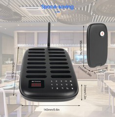 Retekess TD175 Wireless Restaurant Pager Queuing System 20 Buzzers Food Court