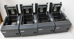 Lot of 4 Epson TM-T88IV Receipt Printer-No Power Supply