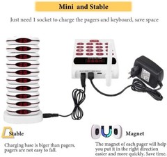 Retekess TD161 Wireless Paging Querying System 10 Buzzers Food Truck Clinics Bar